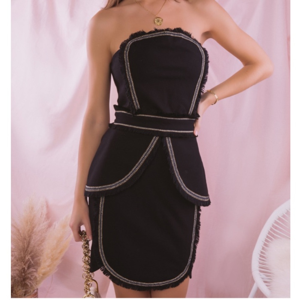 NWT Elliatt Euphoria Peplum Dress